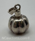 Sterling Silver Pumpkin Pendant 11 Grams
