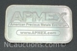 APMEX 1 Troy Oz .999 Fine Silver Bullion Bar