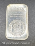 APMEX 1 Troy Oz .999 Fine Silver Bullion Bar