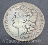 1878 Morgan Silver Dollar 90% Silver Coin 26 Grams