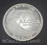 Aloha In God We Trust 1 Troy Oz .999 Fine Silver Bullion Coin