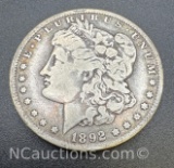 1892-O Morgan Silver Dollar 90% Silver Coin 26 Grams