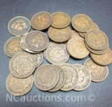 Mixed Dates Indian Head Wheat Pennies 81 Grams