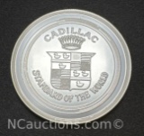Cadillac 1 Troy Oz .999 Fine Silver Bullion Coin