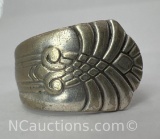 Sterling Silver Ring 9 Grams Size 9