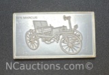 1875 Marcus Sterling Silver Bullion Bar 66 Grams