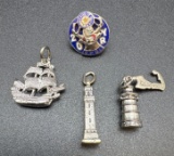 Charms Pendants Pin Cape Cod Ship