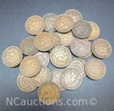 Mixed Dates Indian Head Wheat Pennies 77 Grams