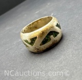 Mexico Sterling Silver Macaulay Ring 8 Grams Size 5