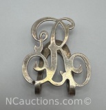 Vintage Apollo Silver Co Sterling Silver Napkin or Money Clip 6 grams