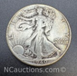 1940 Walking Liberty 90% Silver Half Dollar Coin 12 Grams