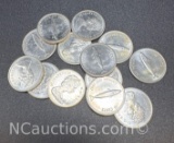 80% Silver Canadian Dimes 30 Grams