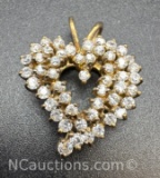 Sterling Silver Heart Pendant 4 Grams