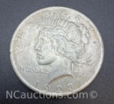 1923 Silver Peace Dollar 90% Silver Coin 26 Grams