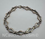 Sterling Silver Fancy Link Bracelet 14 Grams