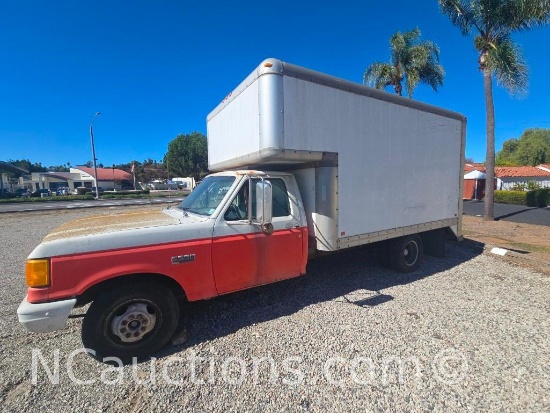 1990 Ford F-350 Pickup Truck, VIN # 2FDKF37M1LCA53624 no key non running