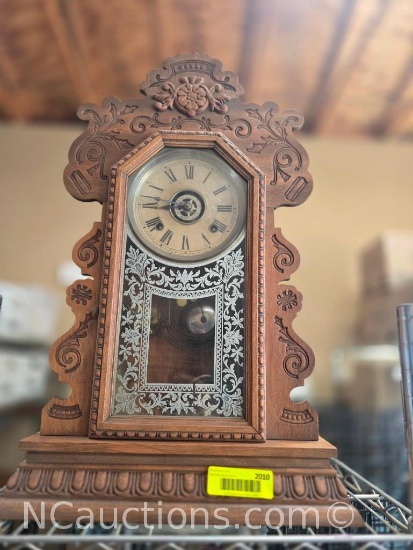 Ansonia VIntage Wooden Mantle Clock