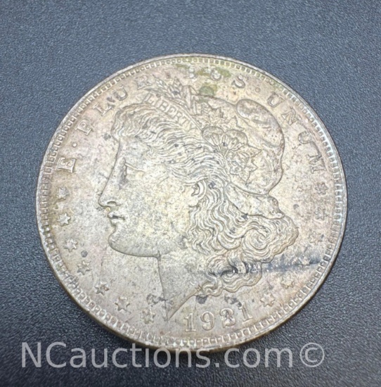 1921 90% Silver Morgan Dollar Coin 26 grams