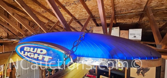 Bud Light Blimp Pool Table Bar Light