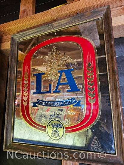 Anheuser-Busch Beer Bar Mirror