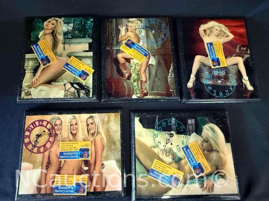 Erotic Nude Woman Plaque Clocks Escondido