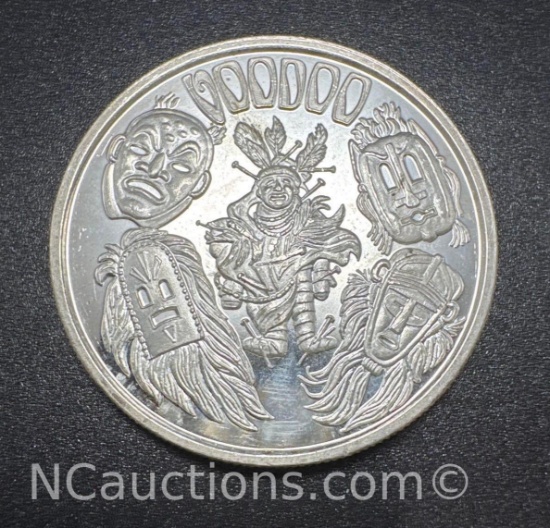 Mythological Legends Voodoo 1 Troy Oz .999 Fine Silver Bullion Coin