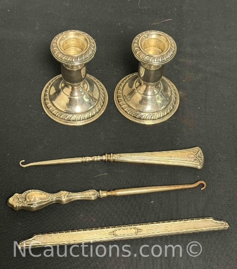 Mixed Sterling Silver Hooks, Weighted Candle Holders more