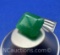 Square Cut Green Emerald Gemstone 9ct