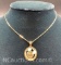 14kt Gold Mickey Pendant Necklace 2 Grams