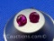 Brilliant Round Cut Pink Sapphire Gemstones 2.5ct