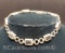Sterling Silver Black Onyx Bracelet 7 Grams