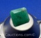 Square Cut Green Emerald Gemstone 7ct