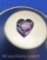 Heart Cut Purple Amethyst Gemstone 1.5ct