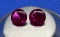 Set of Brilliant Round Cut Pink Sapphire Gemstones 2ct