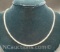 Sterling Silver Tube Chain Necklace 6 Grams