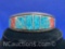 Navajo Sterling Silver Turquoise and Coral Inlay Cuff Bracelet 34 Grams