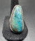 Vintage Navajo Sterling Silver Turquoise Ring 15 Grams Size 8