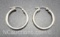 Sterling Silver Hoop Earrings 3 Grams