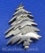 Sterling Silver Christmas Tree Brooch Pin 13 Grams