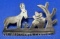 Vintage Mexico Sterling Silver Man And Donkey Pin Brooch 7 Grams