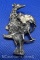 Mexico Sterling Silver African Wildlife Brooch Pin 16 Grams