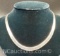 Sterling Silver Herringbone Necklace 15 Grams