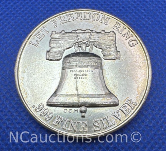 Let Freedom Ring 1 Troy Oz .999 Fine Silver Bullion Coin