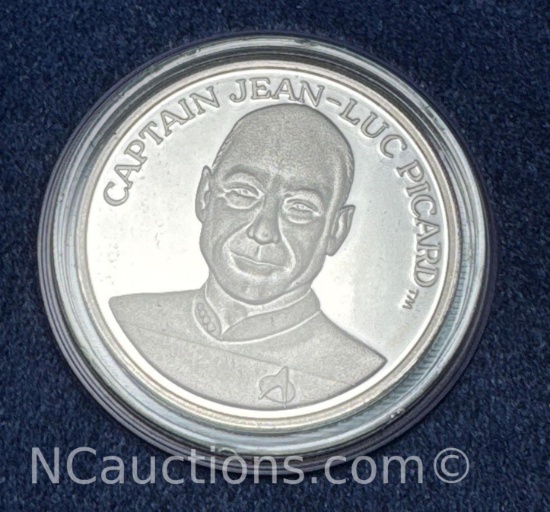 Star Trek The Next Generation 1 Troy Oz .999 Fine Silver Bullion Coin