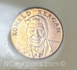 1981 Presidential Gold Piece Ronald Reagan 10k Gold Coin
