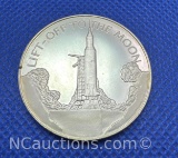 Mans Greatest Adventure Lift Off To The Moon 90% Silver Coin 14 Grams