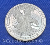 SD Bullion 1 Troy Oz .999 Fine Silver Liberty Freedom Bullion Coin