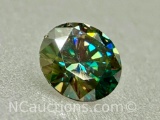 .93 Brilliant Cut Green Diamond Gemstone