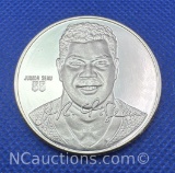 Junior Seau 1 Troy Oz .999 Fine Silver Bullion Coin With COA