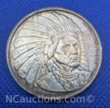 Indian Head 1 Troy Oz .999 Fine Silver Enviromint Bullion Coin